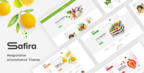 Safira v1.1.0 – Food & Organic WooCommerce WordPress Theme