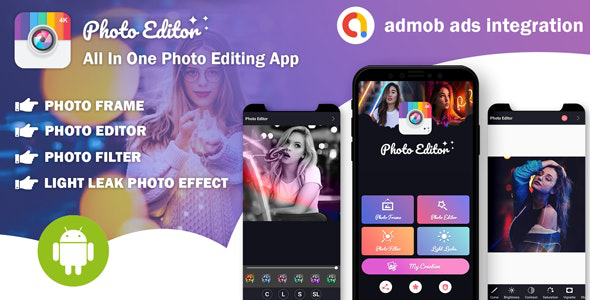 Photo Editor v1.0 – All In One Photo Editing App With Admob Ads