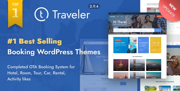 Traveler v3.0.2 – Travel Booking WordPress Theme
