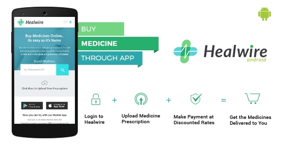 Healwire Android v1.1.2 – Online Medical Store