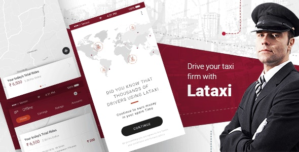 LaTaxi v1.0.20 – On Demand Taxi Booking Application Script