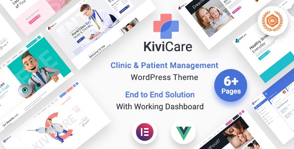 KiviCare v2.0.1 – Medical Clinic & Patient Management WordPress Theme