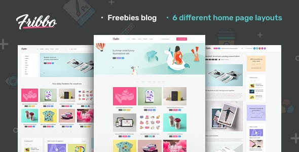 Fribbo v1.0.4 – Freebies Blog WordPress Theme