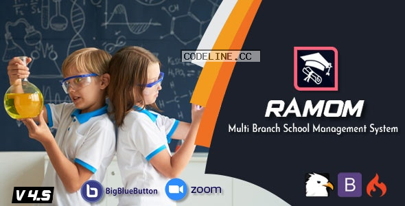 Ramom School v4.5 – Multi Branch School Management System