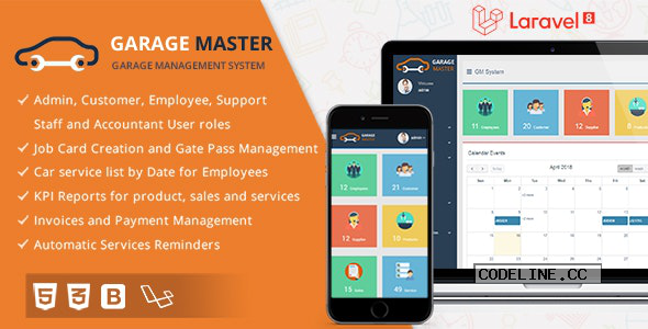 Garage Master v1.2.1 – Garage Management System