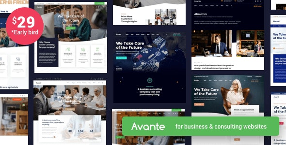Avante v2.7.3 – Business Consulting WordPress