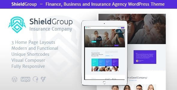 ShieldGroup v1.1.6 – An Insurance & Finance WordPress Theme