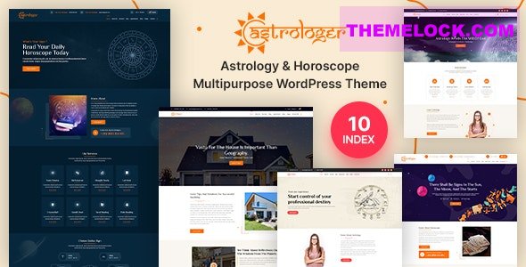 Astrologer v1.0.2 – Horoscope and Astrology WordPress Theme