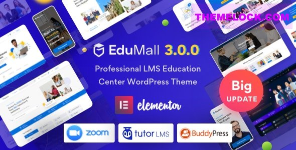 EduMall v3.2.2 – Professional LMS Education Center WordPress Theme