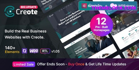 Creote v1.6 – Consulting Business WordPress Theme