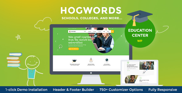 Hogwords v1.2.3 – Education Center WordPress Theme
