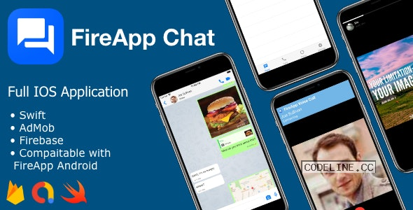 FireApp Chat IOS v1.0 – Chatting App for IOS – Inspired by WhatsApp