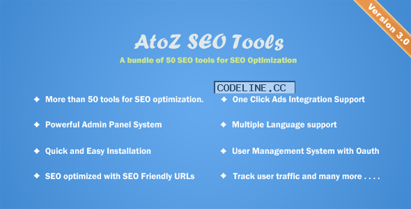 AtoZ SEO Tools v3.0 – Search Engine Optimization Tools