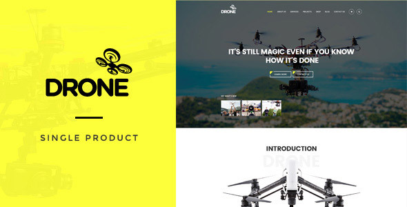 Drone v1.29 – Single Product WordPress Theme
