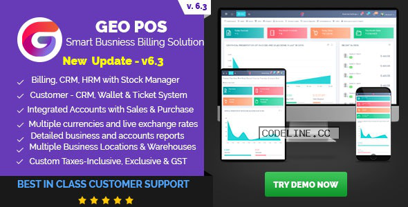 Geo POS v6.3 – Point of Sale, Billing and Stock Manager Application