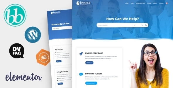Tessera v2.6 – Knowledge Base & Support Forum WordPress Theme