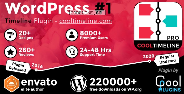 Cool Timeline Pro v3.5.3 – WordPress Timeline Plugin