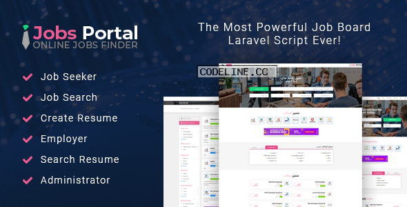 Jobs Portal v3.3 – Job Board Laravel Script