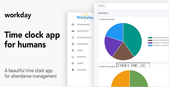 Workday v1.6 – A Time Clock Application For Employees