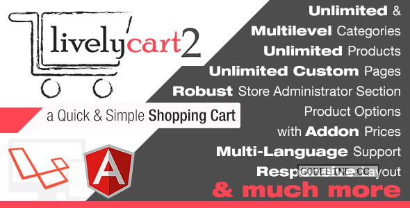 LivelyCart v2.8.7.0 – a Quick and Simple JavaScript PHP Shopping Cart