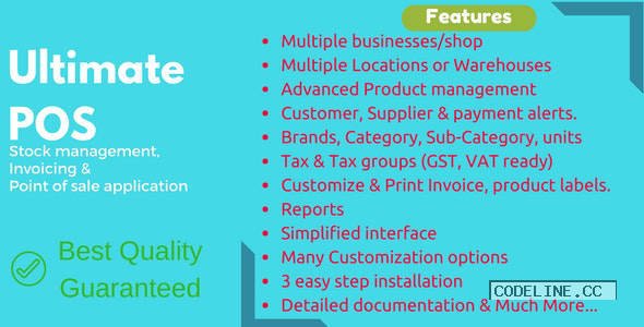 Ultimate POS v3.7 – Best Advanced Stock Management, Point of Sale & Invoicing application