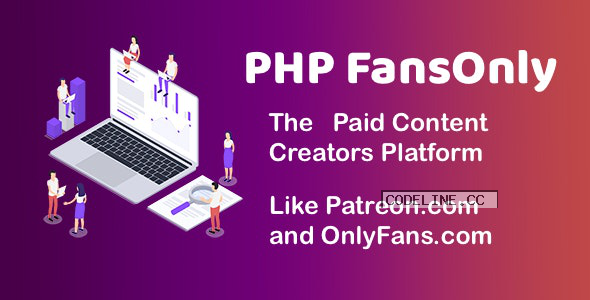 PHP FansOnly Patrons v1.8 – Paid Content Creators Platform