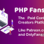 PHP FansOnly Patrons v1.8.1 – Paid Content Creators Platform