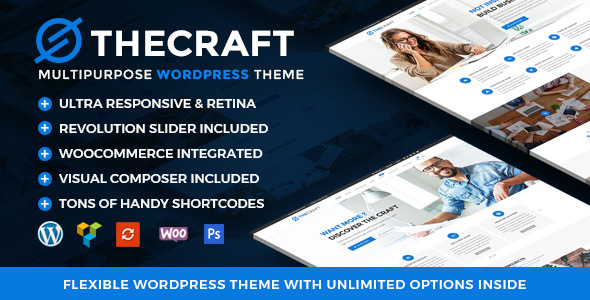 TheCraft v1.19 – Responsive Multipurpose WordPress Theme