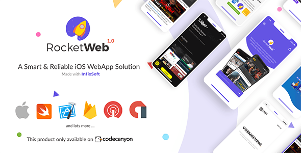 RocketWeb v1.0.3 – Configurable iOS WebView App Template