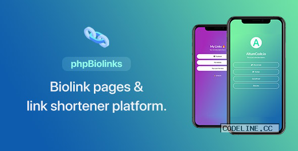 BioLinks v5.3.0 – Instagram & TikTok Bio Links & URL Shortener (SAAS Ready)