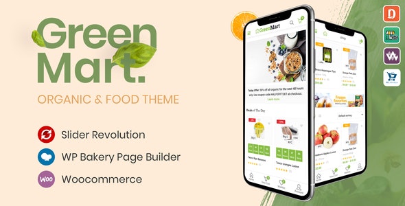 GreenMart v4.0.8 – Organic & Food WooCommerce WordPress Theme