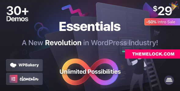 Essentials v3.0.0 – Multipurpose WordPress Theme