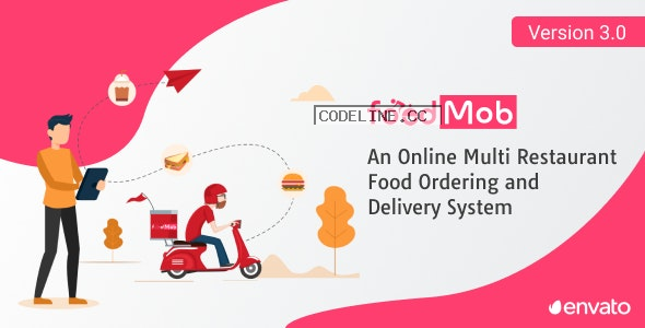 FoodMob v3.0 – An Online Multi Restaurant Food Ordering and Delivery System with Contactless QR Code Menu