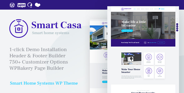 Smart Casa v1.0.7 – Home Automation & Technologies Theme