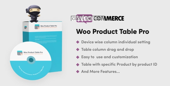 Product Table Pro v7.0.8 – WooCommerce Product Table view solution