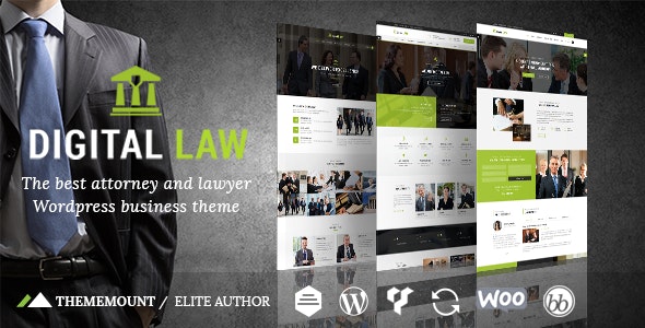 Digital Law v12.5 – Attorney & Legal Advisor WordPress Theme