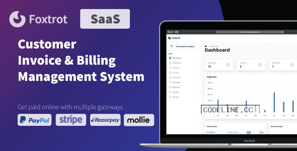 Foxtrot (SaaS) v1.0.2 – Customer, Invoice and Expense Management System
