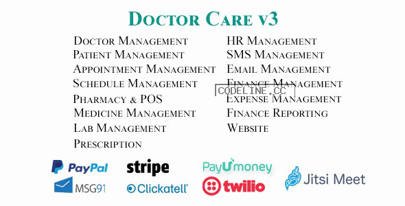 Doctor Care v3 – Diagnostic Center / Doctors Chamber Management System (10 March 21)