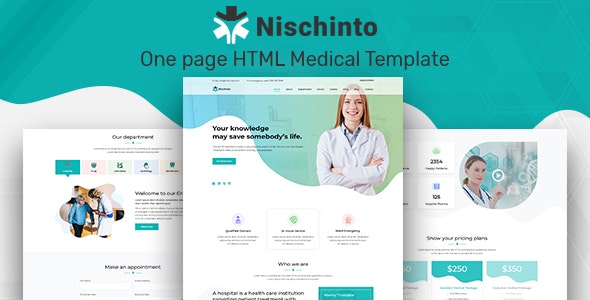 Nischinto v1.0 – Medical Landing Page HTML Template