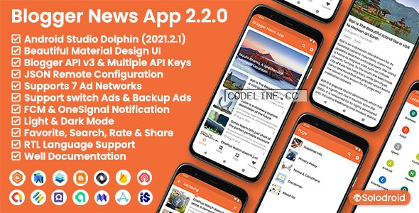 Blogger News App v2.2.0 – Blogger API v3