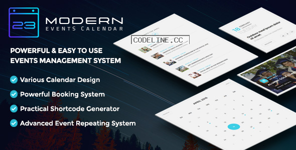 Modern Events Calendar v5.18.5 – Responsive Event Scheduler