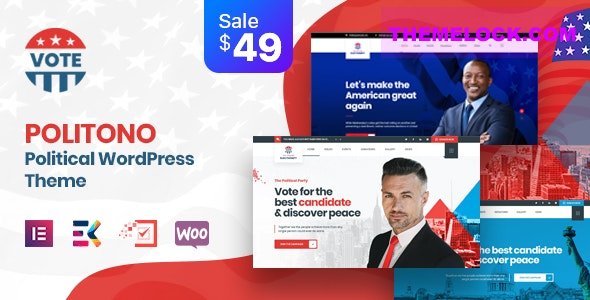 Politono v2.3 – Political Election Campaign WordPress Theme