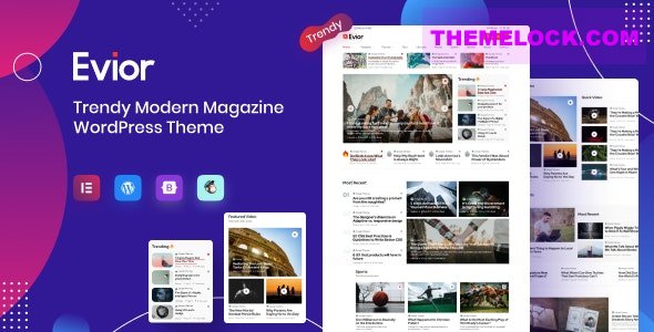 Evior v2.0 – Modern Magazine WordPress Theme