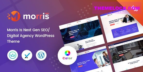 Morris v1.0.3 – WordPress Theme for Digital Agency
