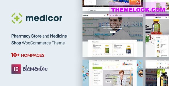 Medicor v1.7.3 – Medical Clinic & Pharmacy WooCommerce WordPress Theme