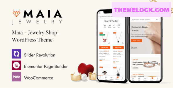 Maia v1.0.3 – Jewelry Shop WordPress Theme