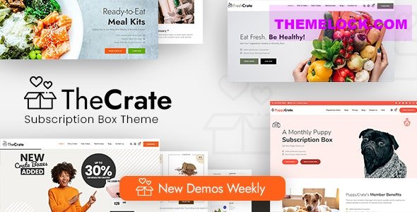 TheCrate v1.4.3 – WooCommerce Subscription Box Theme