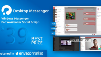 WoWonder Desktop v3.1- A Windows Messenger For WoWonder Social Script