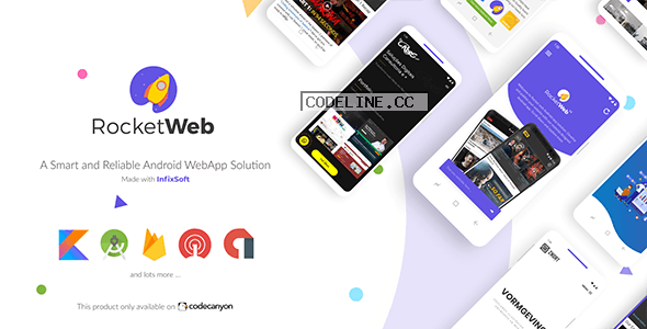 RocketWeb v1.4.4 – Configurable Android WebView App Template
