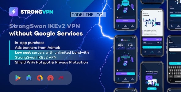 StrongVPN v3.1 – StrongSwan IKEv2 VPN stable & free VPN proxy for Android